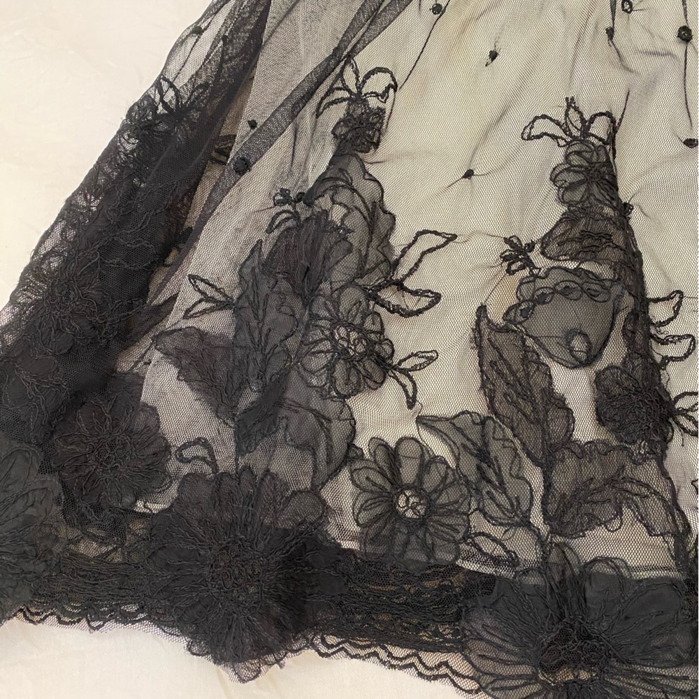 NWT Vintage Tara Jarmon Lace Skirt - Picture 3 of 6